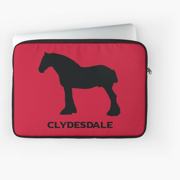 Aperçu de l'œuvre Silhouette de cheval Clydesdale créée et vendue par Canteric.