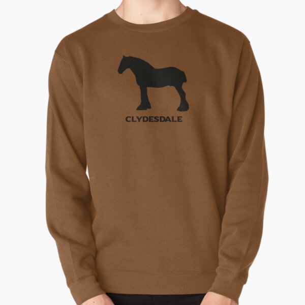 Aperçu de l'œuvre Silhouette de cheval Clydesdale créée et vendue par Canteric.