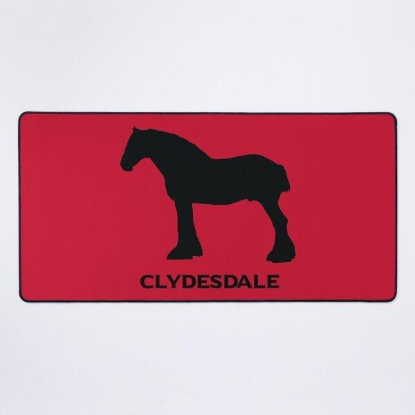 Aperçu de l'œuvre Silhouette de cheval Clydesdale créée et vendue par Canteric.