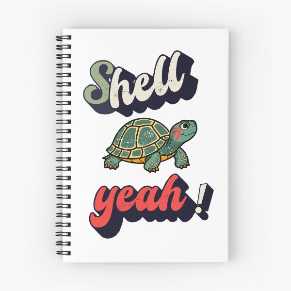 Item preview, Kawaii Red-Eared Slider Turtle - “Shell Yeah!” Retro Design designed and sold by gk-creations.