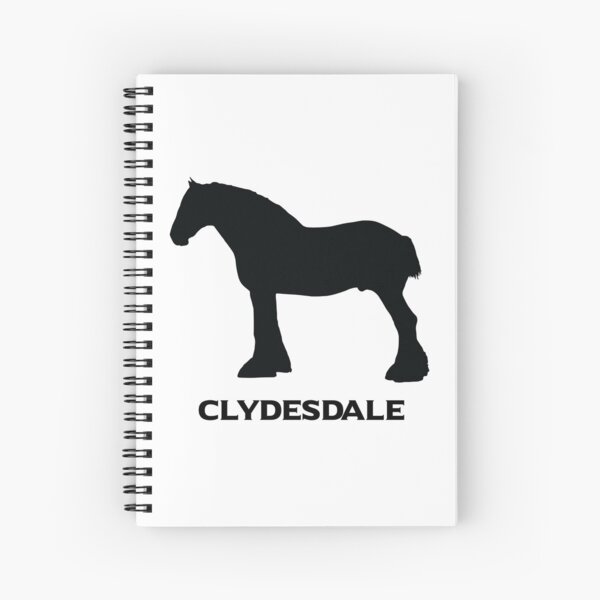 Aperçu de l'œuvre Silhouette de cheval Clydesdale créée et vendue par Canteric.