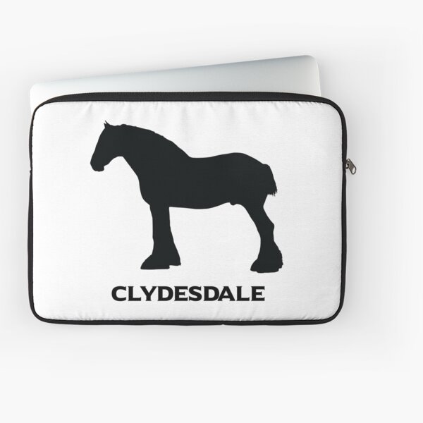 Aperçu de l'œuvre Silhouette de cheval Clydesdale créée et vendue par Canteric.