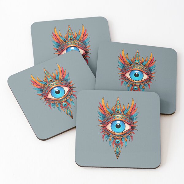 Item preview, Evil eye Aztec style designed and sold by La Loca.