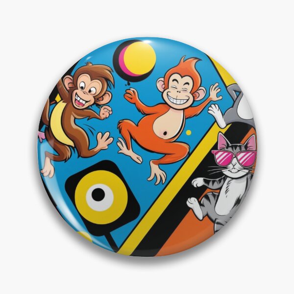 Item preview, Join the fun with these jolly monkeys designed and sold by Josejuju.