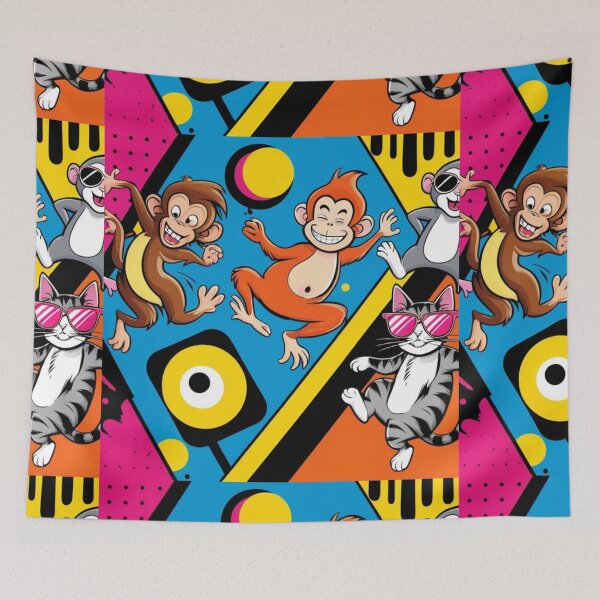 Item preview, Join the fun with these jolly monkeys designed and sold by Josejuju.