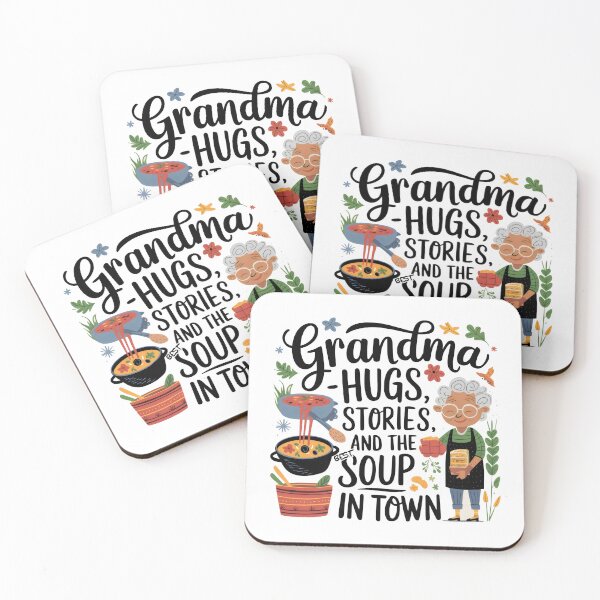 Item preview, Grandma’s Hugs, Stories, and Best Soup in Town designed and sold by Pastel-Pulse.