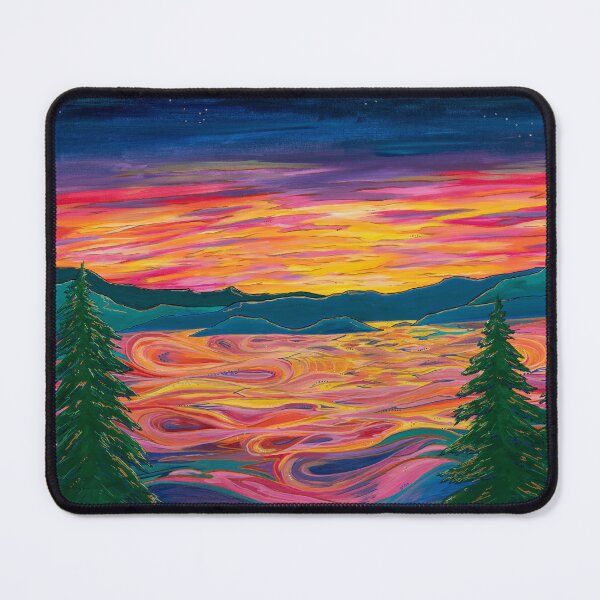 Item preview, Sunset over Flathead Lake designed and sold by Kamamak.