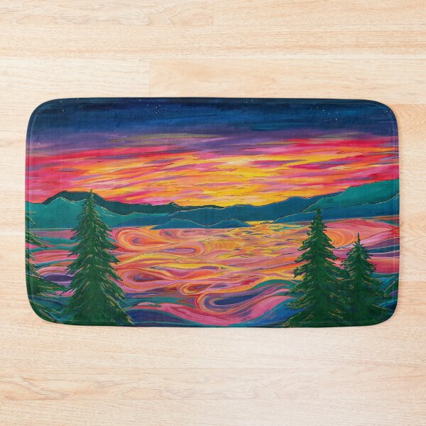 Item preview, Sunset over Flathead Lake designed and sold by Kamamak.