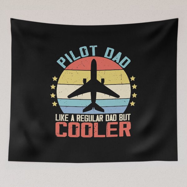 Item preview, Pilot Dad Like Normal Dad for Men Aviation Airplane Aircraft designed and sold by Rahjihan.