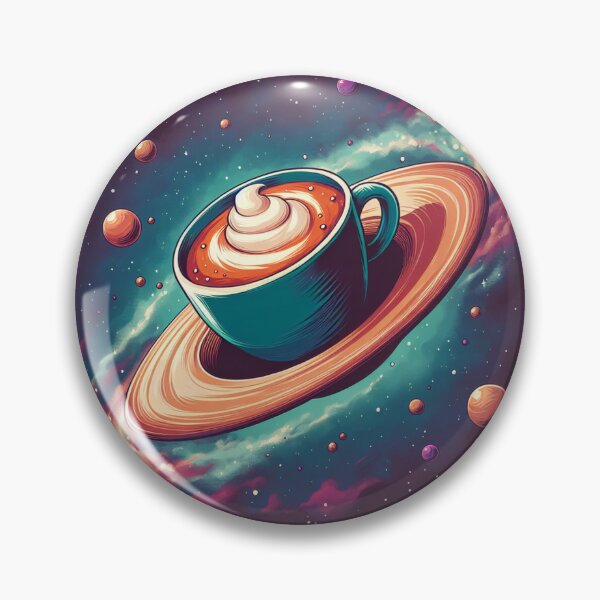 Item preview, latte coffee in space, a funny gift for every coffee lover designed and sold by DSoriaDesign.