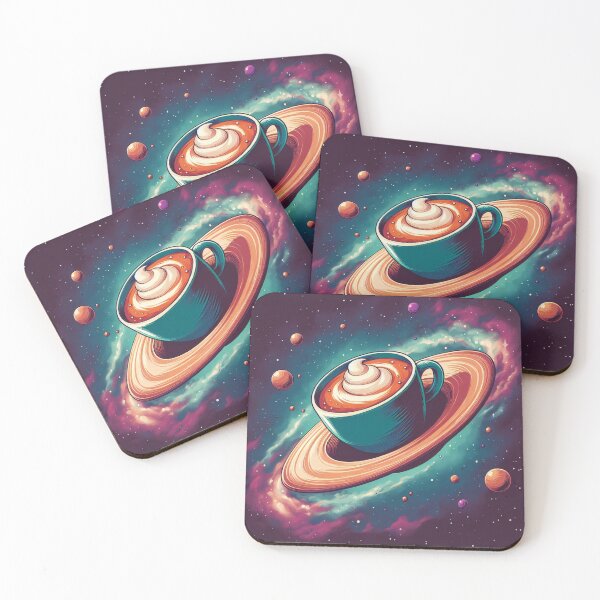 Item preview, latte coffee in space, a funny gift for every coffee lover designed and sold by DSoriaDesign.