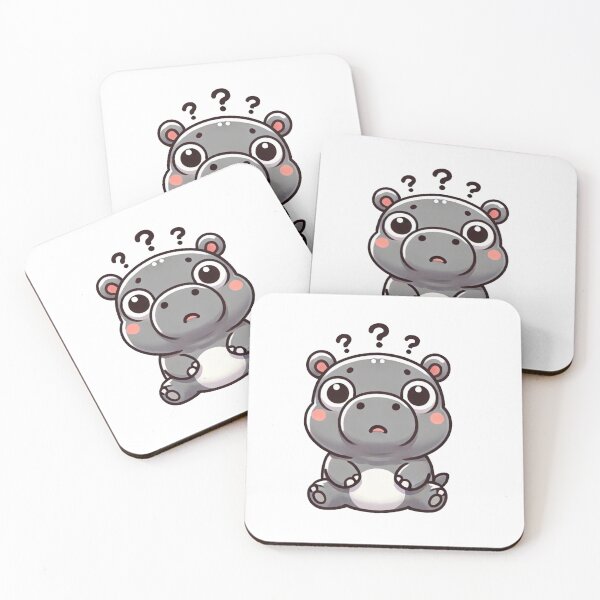 Item preview, Confused Moo Deng Cartoon designed and sold by Zeverett.