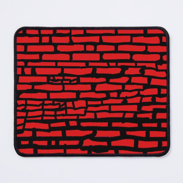 Artikelvorschau, Auffälliges abstraktes rotes Backsteinmauermuster – Grunge Street Art Design entworfen und verkauft von JW3164..
