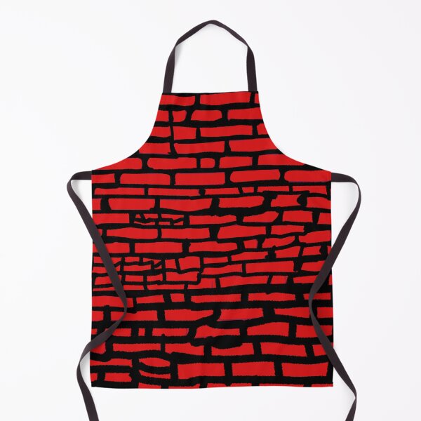 Artikelvorschau, Auffälliges abstraktes rotes Backsteinmauermuster – Grunge Street Art Design entworfen und verkauft von JW3164..