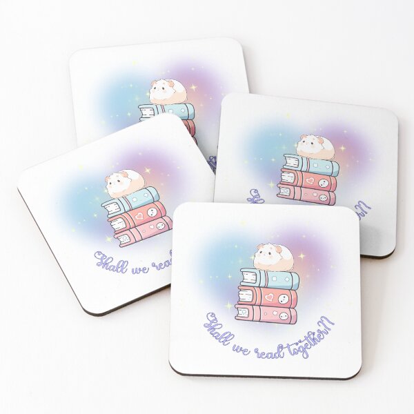 Item preview, shall we read together - Cute Hamster Reading Books designed and sold by LWOI.