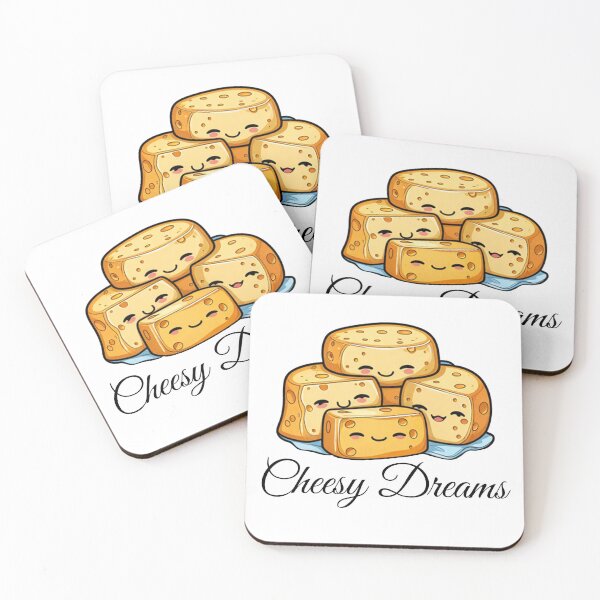 Item preview, Cheesy Dreams: Sleeping Cheeses designed and sold by SketchOnScreen.