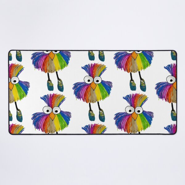 Item preview, Rainbow chicken in fairy shoes designed and sold by Lauracolleen3.