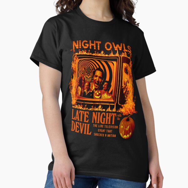 Item preview, Night Owls - Late Night With The Devil designed and sold by TheDarkVestiary.
