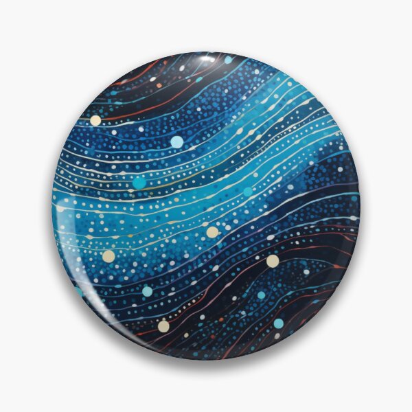 Item preview, Aboriginal Inspired Dot Art - With Water Stream designed and sold by GrinGalore.