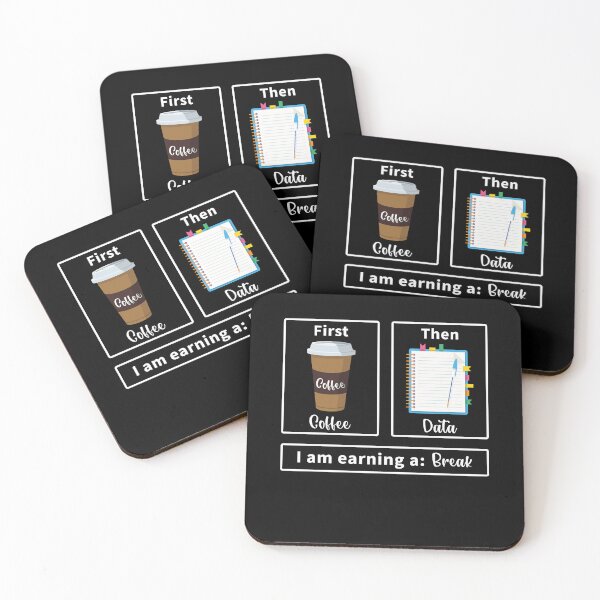 Item preview, First Coffee Then Data I Am Earning A Break School Education designed and sold by Rahjihan.