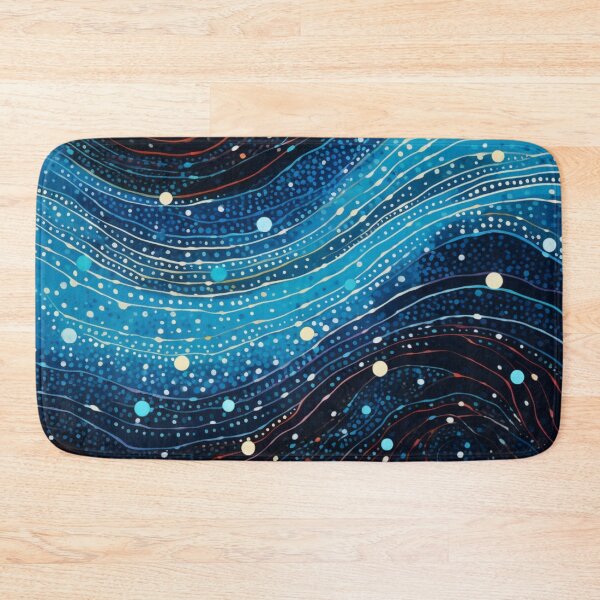 Item preview, Aboriginal Inspired Dot Art - With Water Stream designed and sold by GrinGalore.