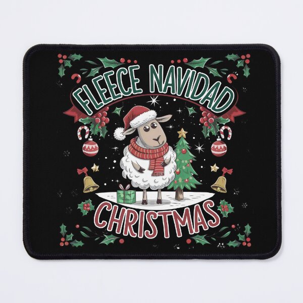 Item preview, Fleece Navidad Funny Christmas Sheep Holiday Design designed and sold by Pastel-Pulse.
