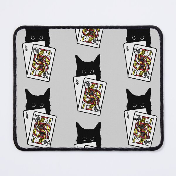 Item preview, Cat Loves Blackjack designed and sold by GoblinBoutique.