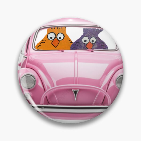 Item preview, Orange and glitter purple chickens on vacation  designed and sold by Lauracolleen3.
