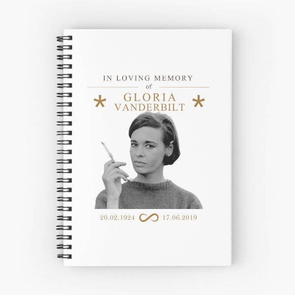 Item preview, In loving memory of Gloria Vanderbilt designed and sold by eeternalrestt.