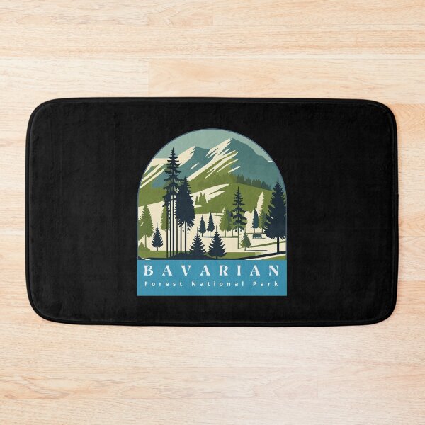 Item preview, Bavarian Forest National Park in Retro Vector Style designed and sold by MaateoDesign.