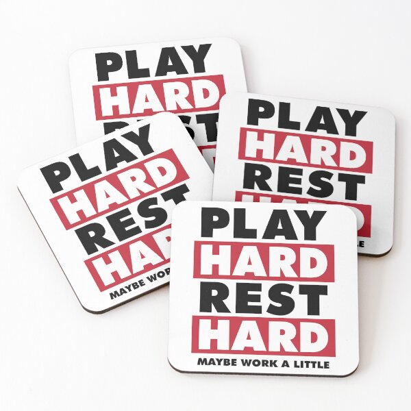 Item preview, Play Hard Rest Hard designed and sold by kilofeeters.