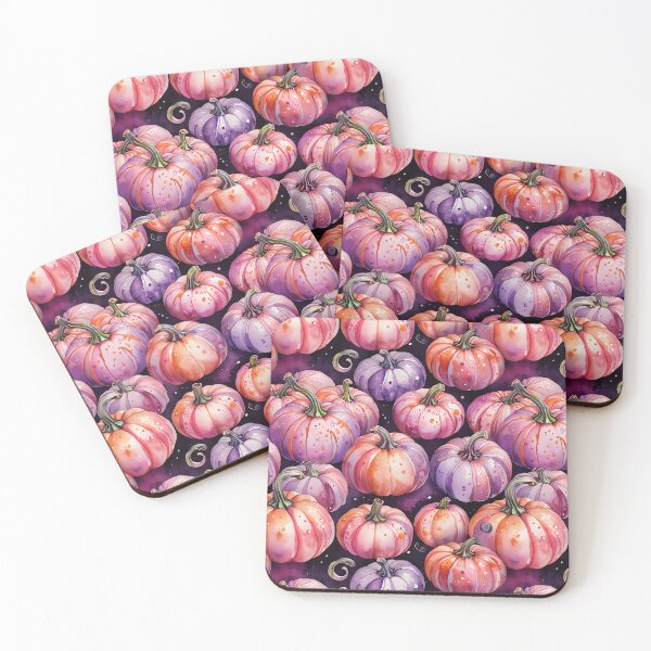 Item preview, Purple & Pink Watercolor Pumpkin Patch designed and sold by gjsart.
