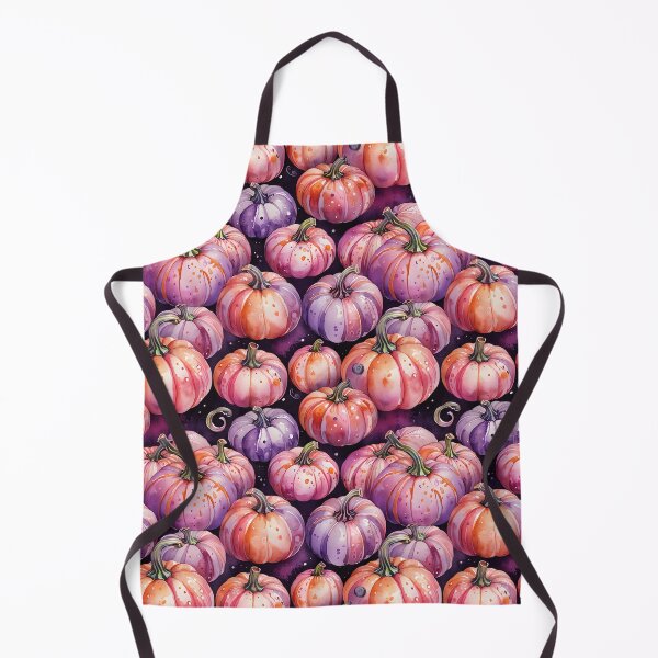 Item preview, Purple & Pink Watercolor Pumpkin Patch designed and sold by gjsart.