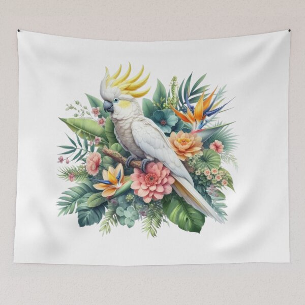 Item preview, a yellow-crested white cockatoo designed and sold by CHRIST5000.