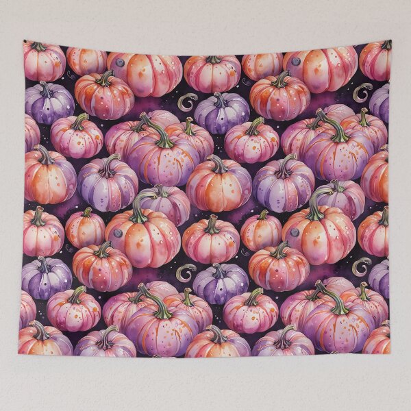 Item preview, Purple & Pink Watercolor Pumpkin Patch designed and sold by gjsart.