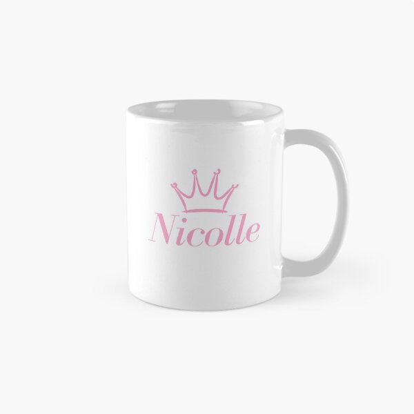 Item preview, "Nicolle" princess name in elegant light pink  designed and sold by Rocky Designs.