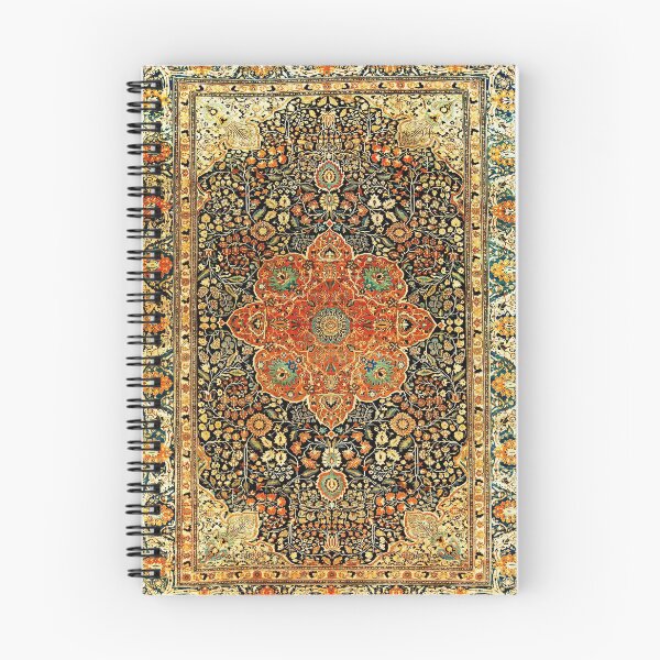 Item preview, Antique Persian Mohtashem Kashan Rug Print designed and sold by Vicky Brago-Mitchell®.