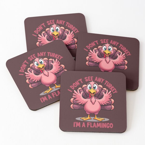 Item preview, i don't see any turkey ai'm a flamingo designed and sold by jkrphoto.