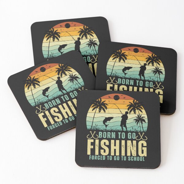 Item preview, Retro Born To Go Fishing designed and sold by AlienOccupation.