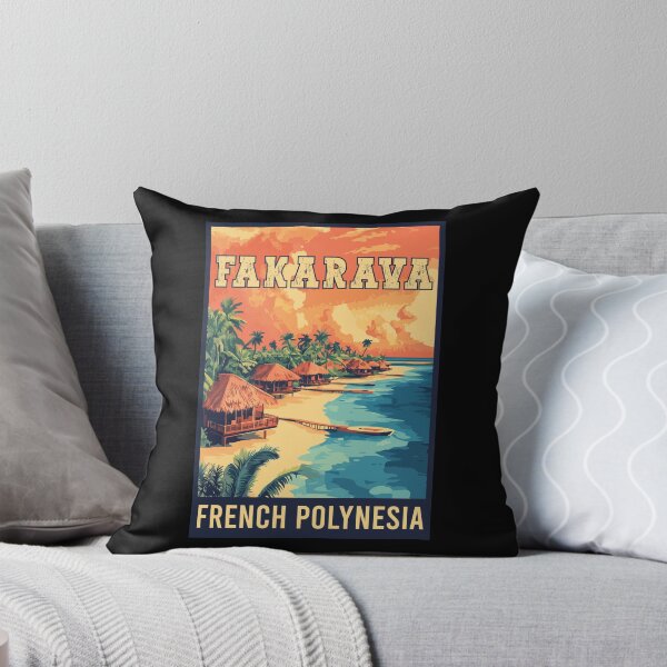 Item preview, Discover the Tropical Bliss of Fakarava in French Polynesia - Travel Art designed and sold by turtlestart.