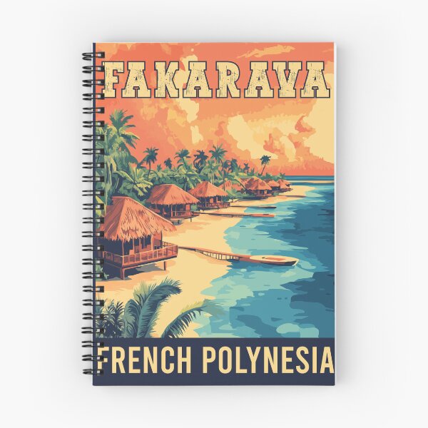 Item preview, Discover the Tropical Bliss of Fakarava in French Polynesia - Travel Art designed and sold by turtlestart.