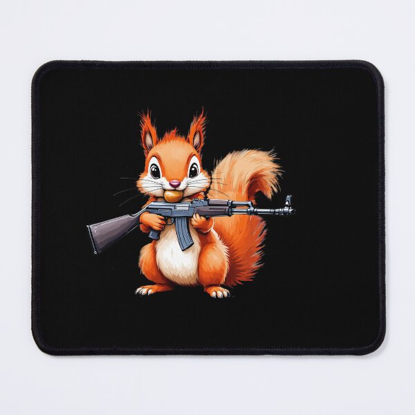 Item preview, Red Squirrel With big Gun | Funny Squirrel designed and sold by TeeARTHY.