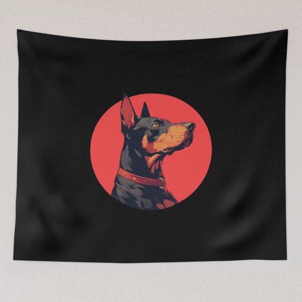 Item preview, Doberman Guarding dog designed and sold by SMARTKIT  DESIGNAGENCY.