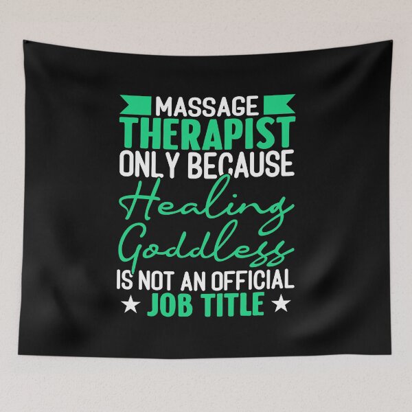 Item preview, Healing Goddess Is Not A Job Title, Massage Therapist designed and sold by Rahjihan.