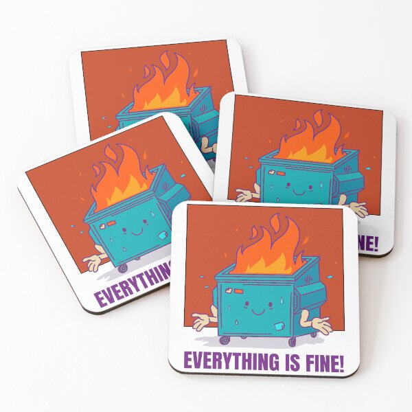 Item preview, EVERYTHING IF FINE! T-SHIRT designed and sold by PurifiedART.