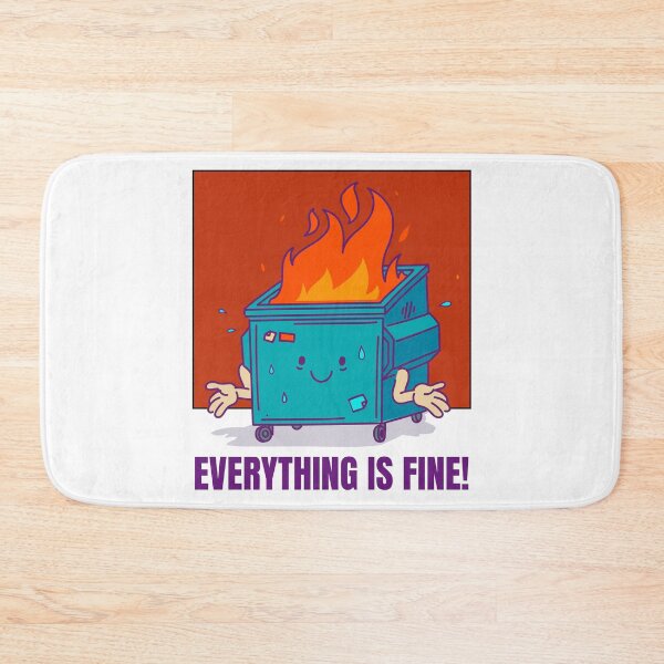 Item preview, EVERYTHING IF FINE! T-SHIRT designed and sold by PurifiedART.