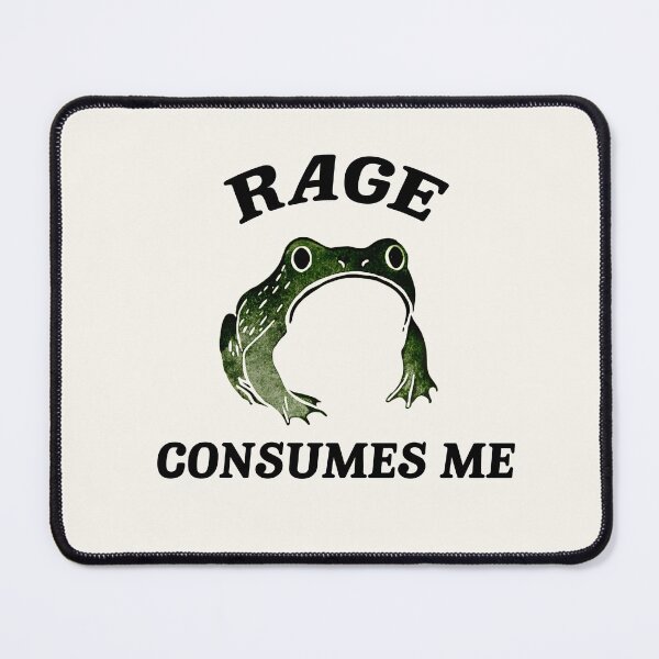 Item preview, Rage Consumes Me Frog Vintage Style Shirt, Frog Pond TShirt, Meme Frog Shirt, Weird designed and sold by samidsou.