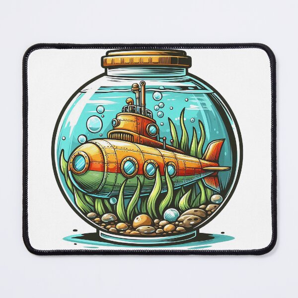 Item preview, Submarine inside a fish bowl designed and sold by Silbays.