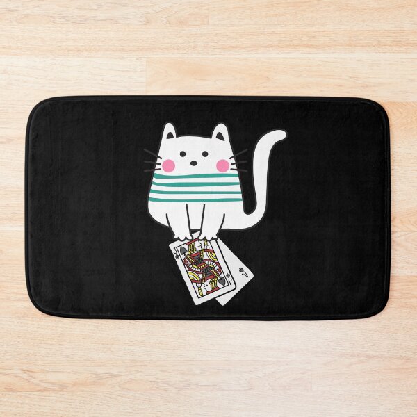 Item preview, Cute Cat Wins Blackjack designed and sold by GoblinBoutique.