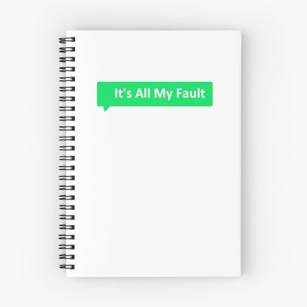 Item preview, it's all my fault designed and sold by SLeets.